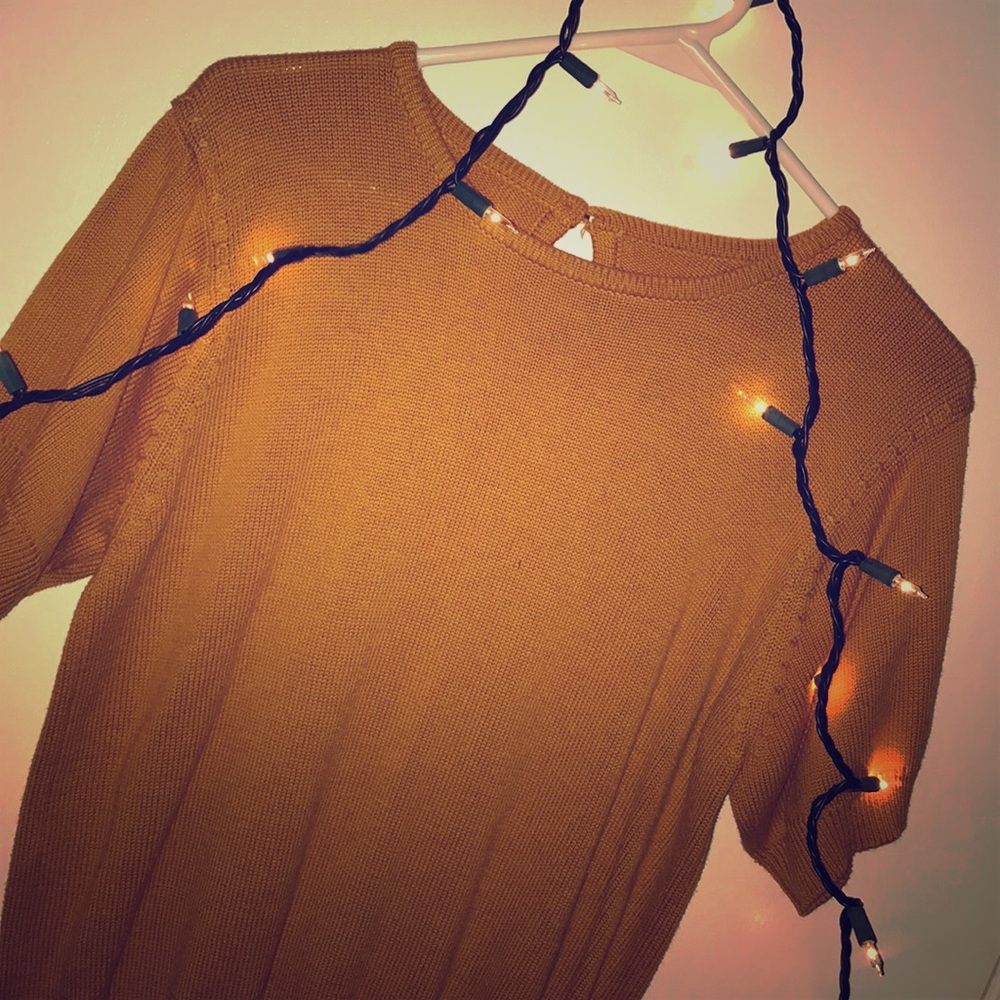 Orange Sweater